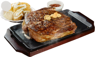 かるびチャレンジ！リブロースステーキ