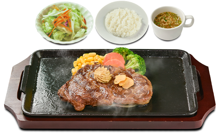 ランチ リブロースステーキ 商品イメージ写真