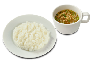 ライス&スープセット 商品イメージ写真